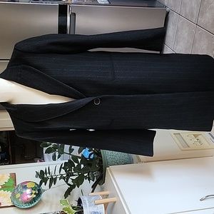 Zara pinstripe Wool Coat